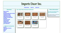 Desktop Screenshot of importsdecor.com